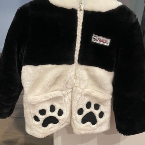 Panda Child’s toddler Hoodie Jacket SOFT!!! COZY! size is small - Picture 2 of 6